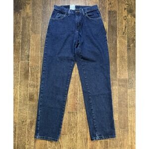 Wranglers Blues Jeans Women's Size 6 X 34 Relaxed Fit Blue Tapered Mid Rise NWT